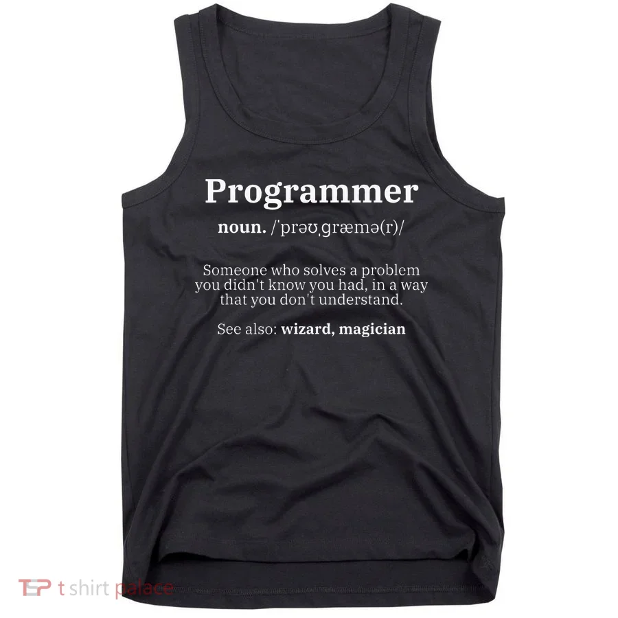 Definition Programmer Meaning Computer Science & Coding Tank Top