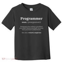 Definition Programmer Meaning Computer Science & Coding Toddler T-Shirt thumb 0