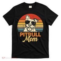 Dog Pitbull Mom Pittie Mom Funny Mother's Day T-Shirt thumb 0