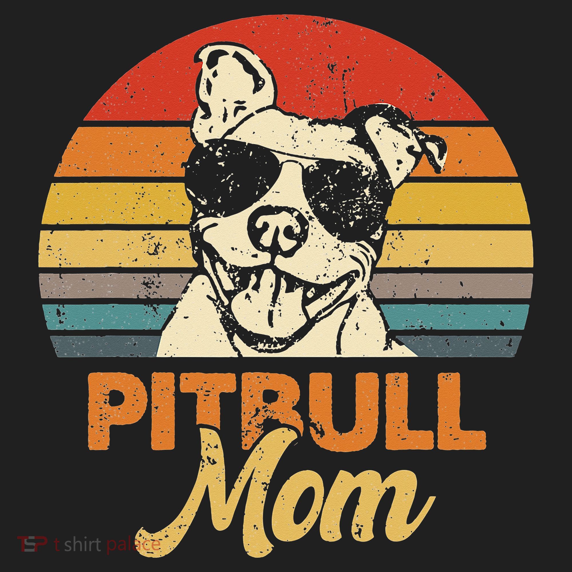 Dog Pitbull Mom Pittie Mom Funny Mother's Day Beanie