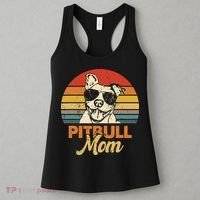 Dog Pitbull Mom Pittie Mom Funny Mother's Day Women's Tank Top thumb 3