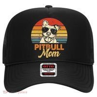 Dog Pitbull Mom Pittie Mom Funny Mother's Day Hat thumb 0