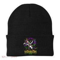 Dabbing Pelikan Mardi Gras Costume Let The Shenanigans Begin Beanie thumb 0