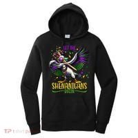 Dabbing Pelikan Mardi Gras Costume Let The Shenanigans Begin Women's Hoodie thumb 0