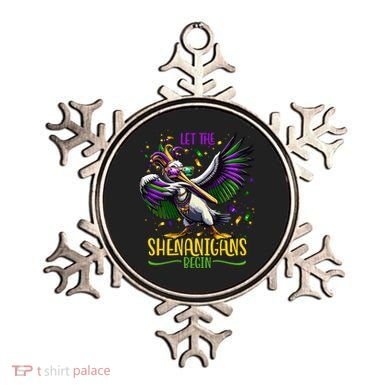 Dabbing Pelikan Mardi Gras Costume Let The Shenanigans Begin Ornament