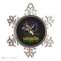 Dabbing Pelikan Mardi Gras Costume Let The Shenanigans Begin Ornament thumb 0