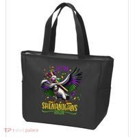 Dabbing Pelikan Mardi Gras Costume Let The Shenanigans Begin Tote Bag thumb 3