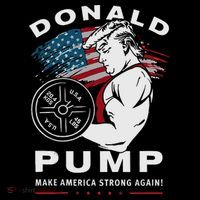 Donald Pump Make America Strong Again Ornament thumb 1