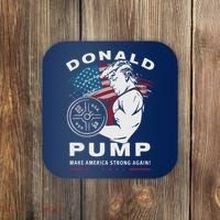 Donald Pump Make America Strong Again Coaster thumb 0