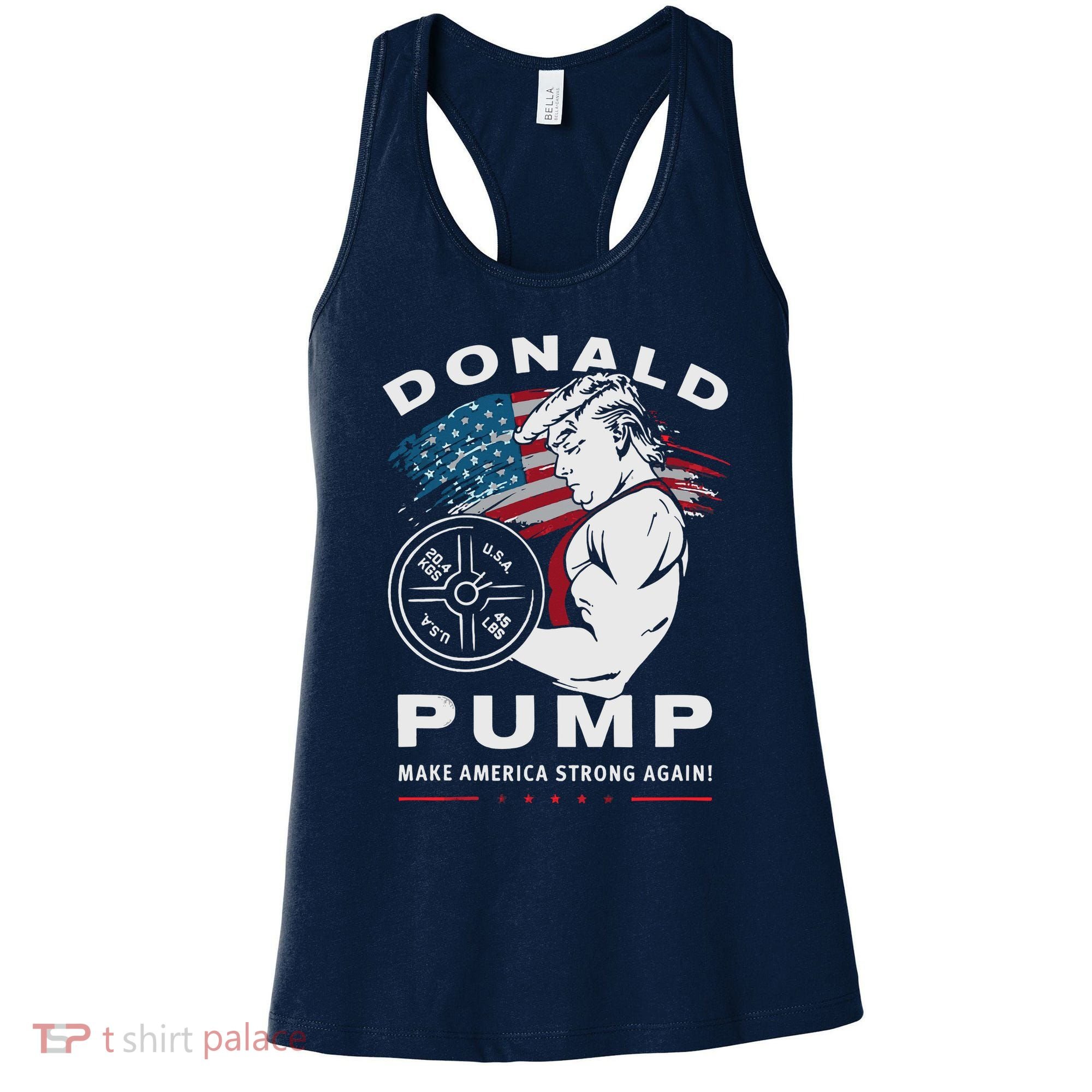 Donald Pump Make America Strong Again Women's Tank Top