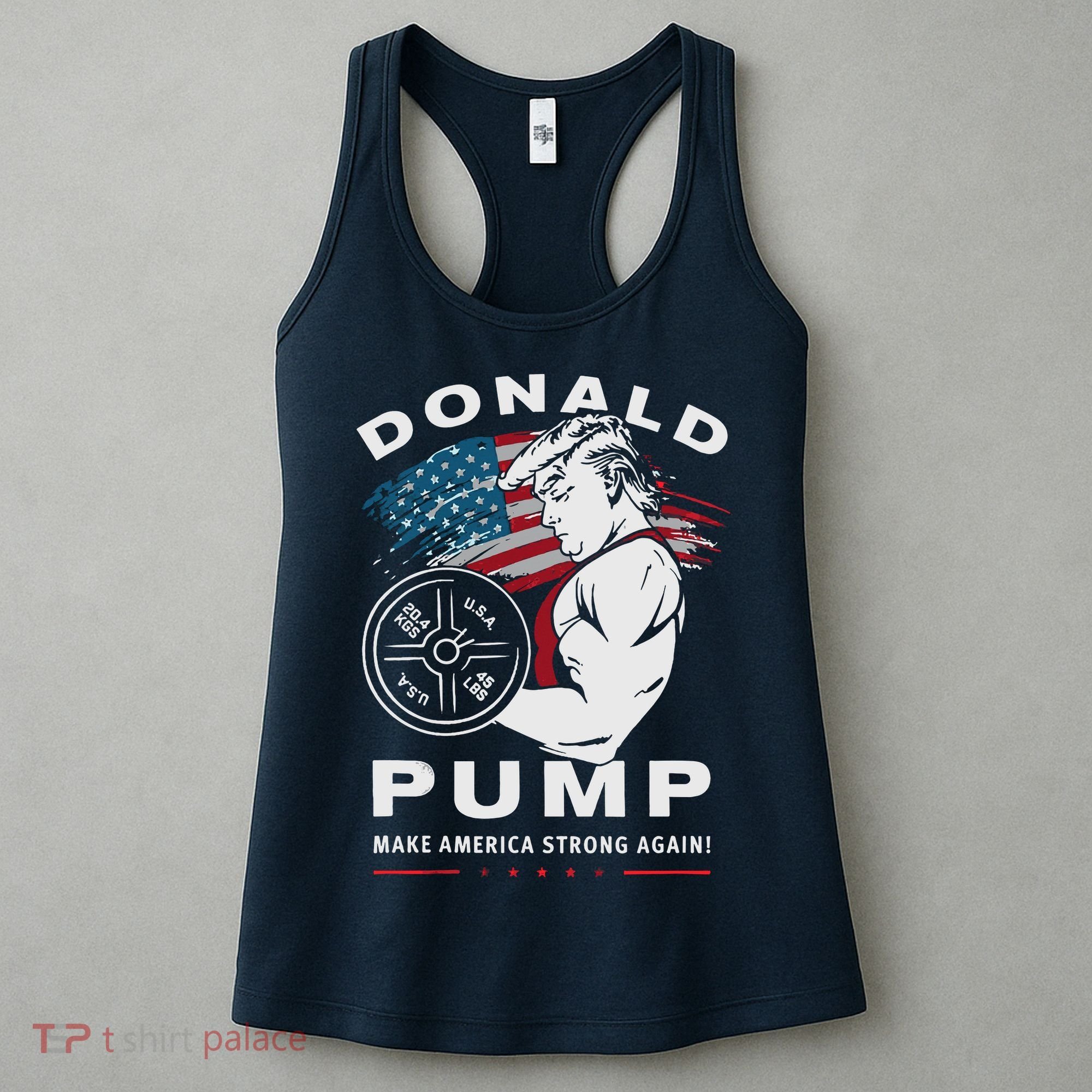 Donald Pump Make America Strong Again Women's Tank Top