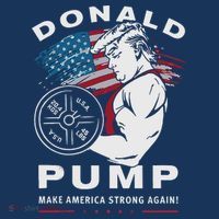 Donald Pump Make America Strong Again Toddler Hoodie thumb 2