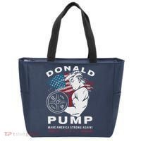 Donald Pump Make America Strong Again Tote Bag thumb 0