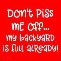 DonT Piss Me Off My Backyard Is Full Already Santa Hat thumb 1