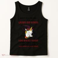 Don't Piss Me Off Im A Grumpy Old Woman I Do What I Want Tank Top thumb 2