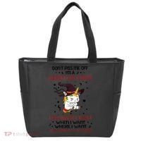 Don't Piss Me Off Im A Grumpy Old Woman I Do What I Want Tote Bag thumb 0