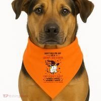 Don't Piss Me Off Im A Grumpy Old Woman I Do What I Want USA-Made Doggie Bandana thumb 1