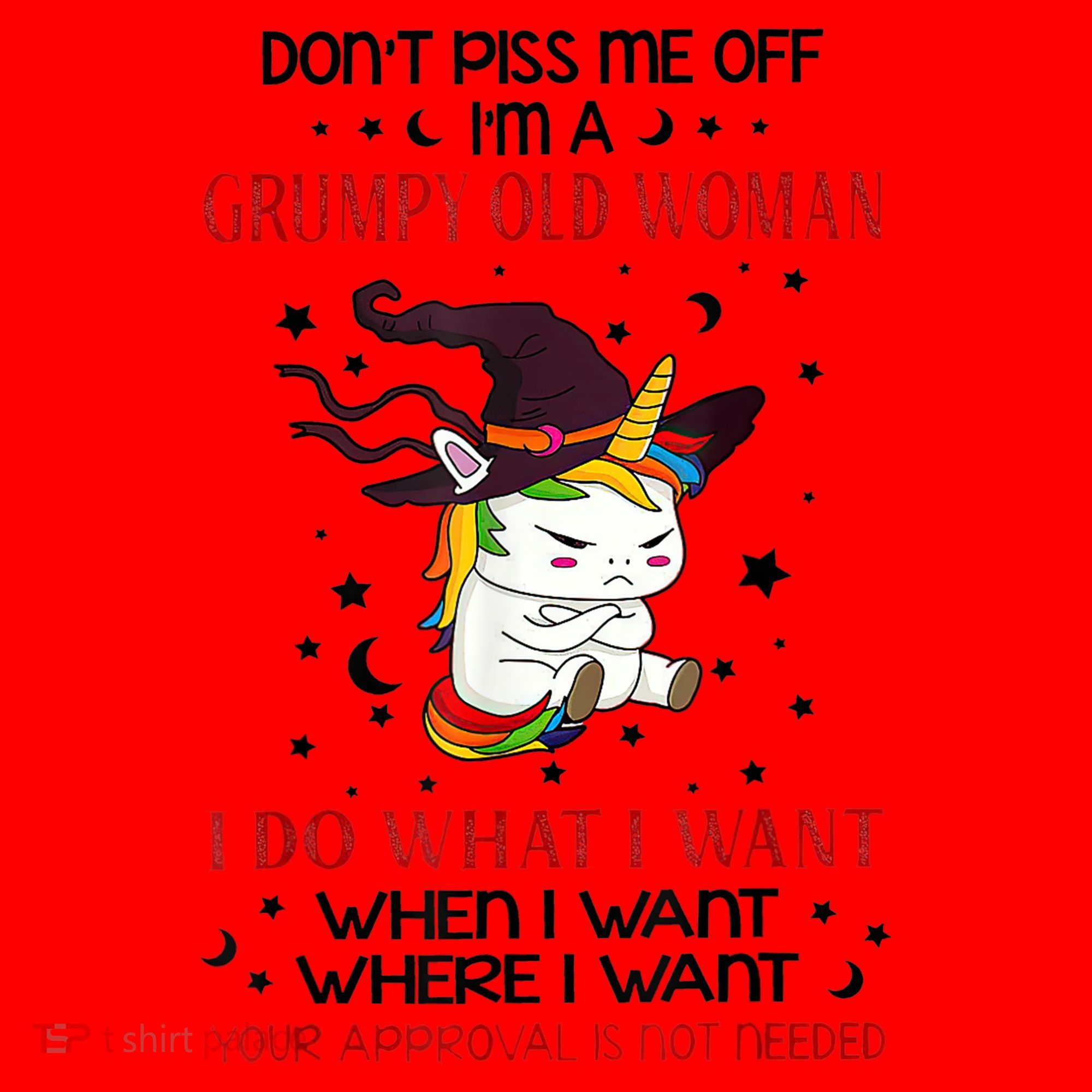 Don't Piss Me Off Im A Grumpy Old Woman I Do What I Want Santa Hat