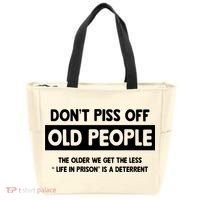Don't Piss Off Old People Life In Prison Tote Bag thumb 0