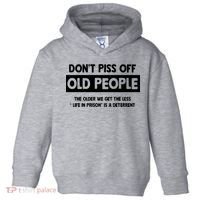 Don't Piss Off Old People Life In Prison Toddler Hoodie thumb 0