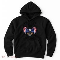 Don't Piss Off Old People The Older We Get Eagle & US Flag Hoodie thumb 0