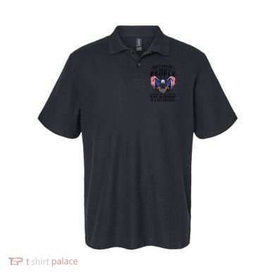 Don't Piss Off Old People The Older We Get Eagle & US Flag Polo