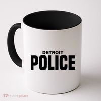 Detroit Police Officer Michigan Policeman Uniform Duty Cool Gift Coffee Mug thumb 0