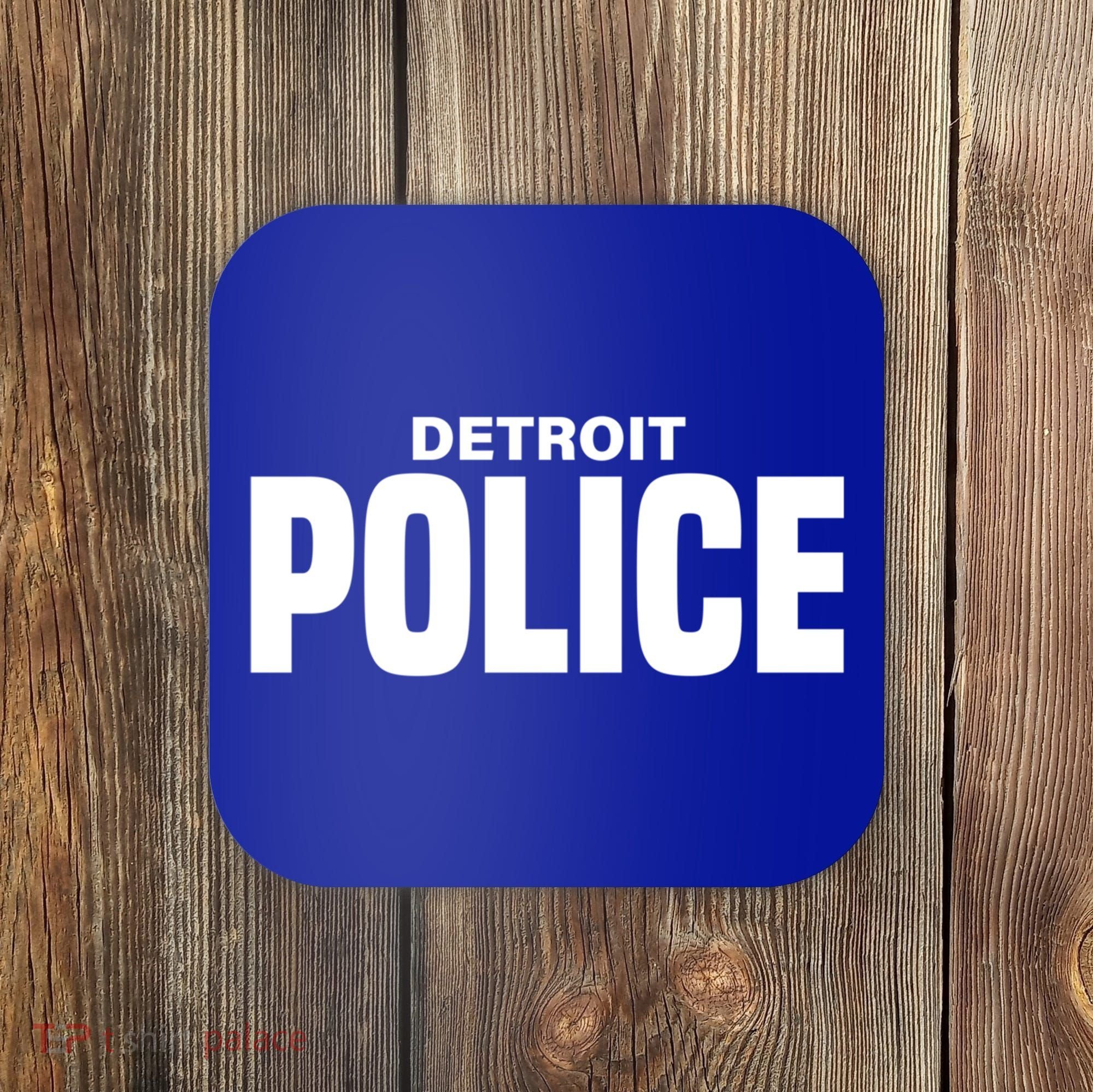 Detroit Police Officer Michigan Policeman Uniform Duty Cool Gift Coaster