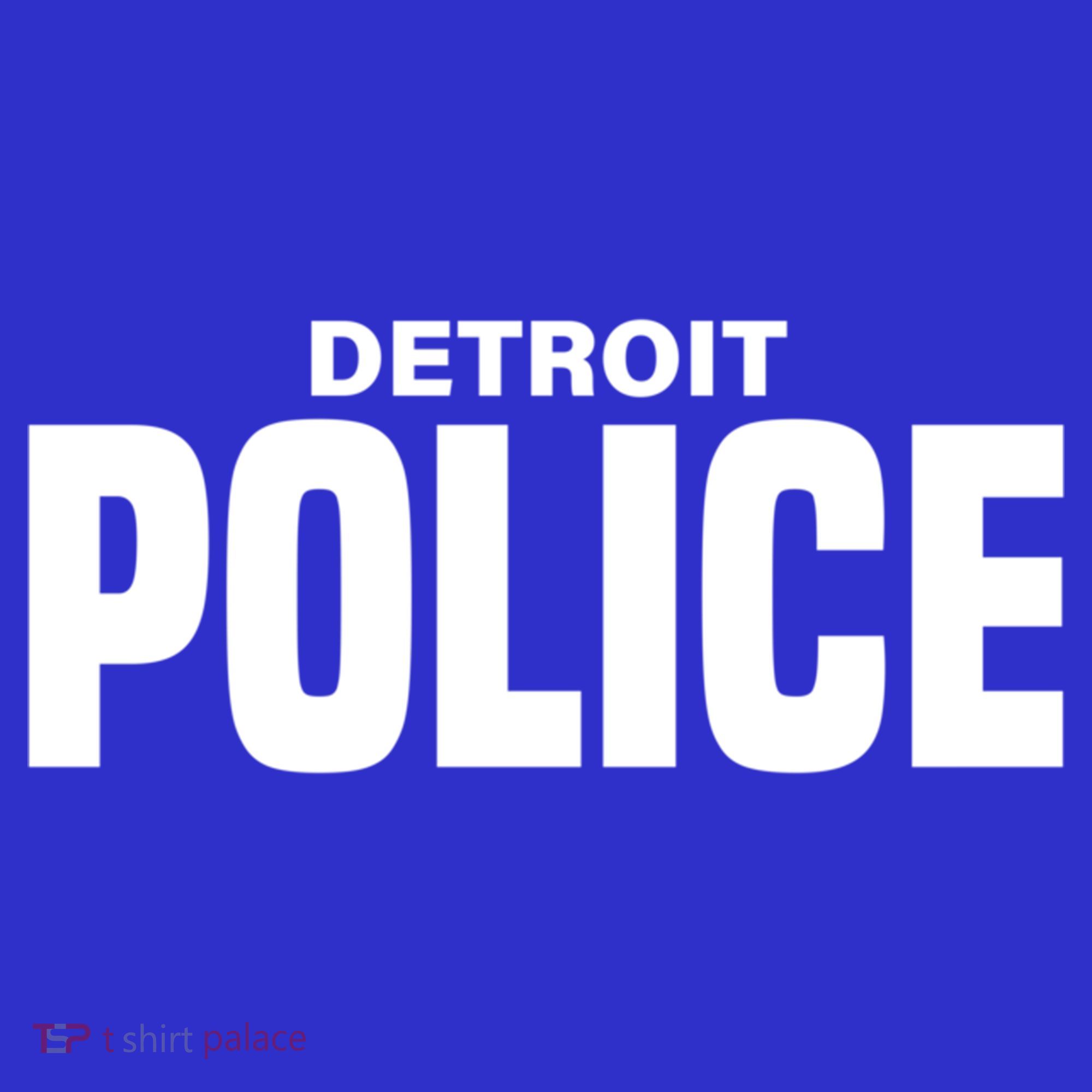Detroit Police Officer Michigan Policeman Uniform Duty Cool Gift Polo