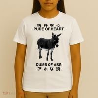 Donkey Pure Of Heart Dumb Of Ass Japanese T-Shirt thumb 4