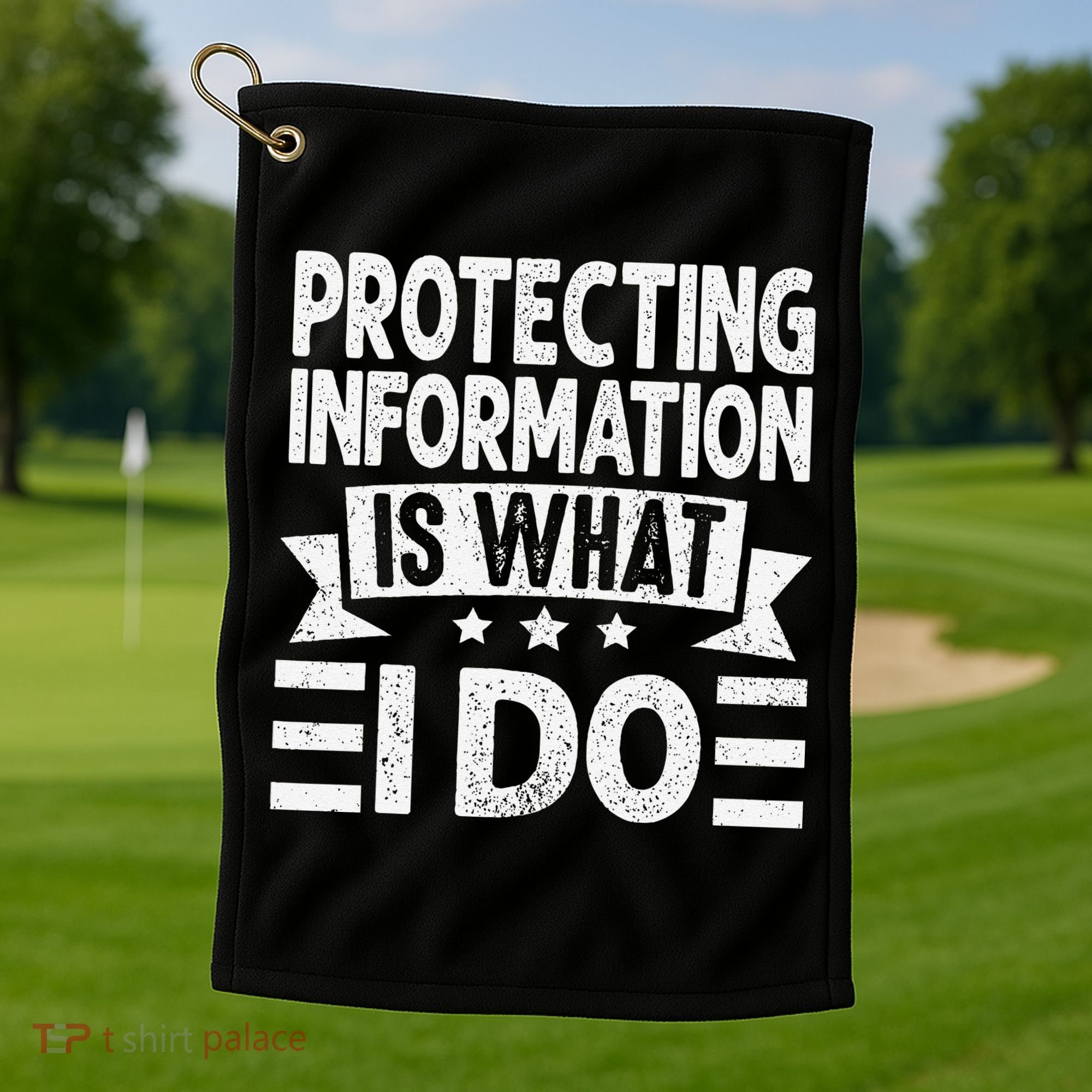 Data Privacy Officers Quote Golf Towel