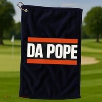 Da Pope Pope Leo XIV Provost From America Chicago Golf Towel thumb 1