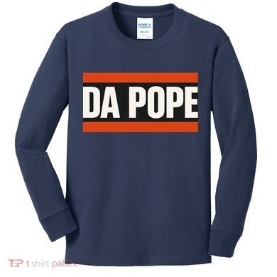 Da Pope Pope Leo XIV Provost From America Chicago Kids Long Sleeve Shirt
