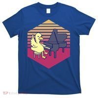 Duck Playing Piano Vintage Gift T-Shirt thumb 0