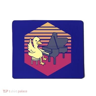 Duck Playing Piano Vintage Gift Mousepad