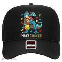 Dinosaur Puzzle Piece Autism Awareness For Boy Hat thumb 0