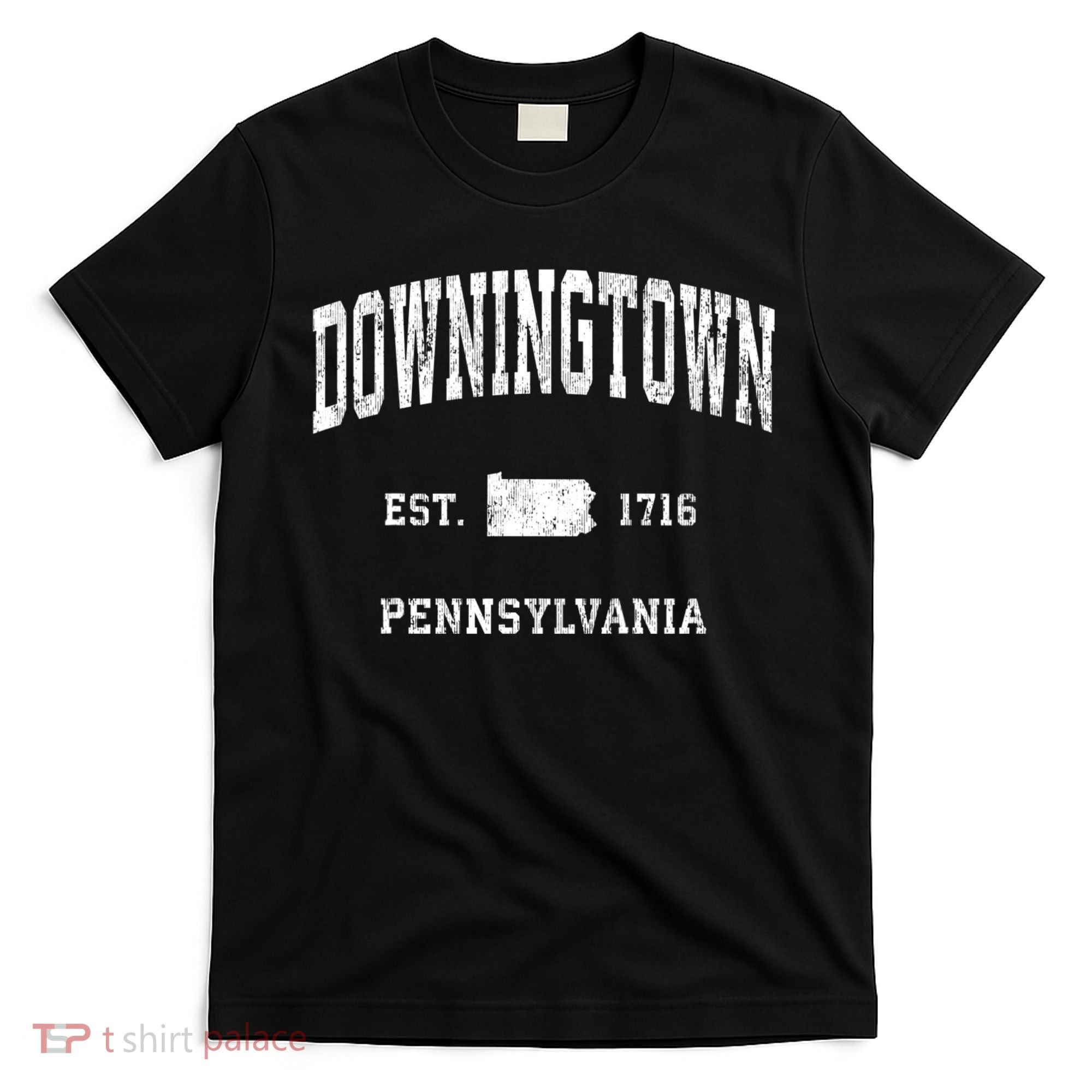 Downingtown Pennsylvania Pa Vintage Athletic Sports T-Shirt