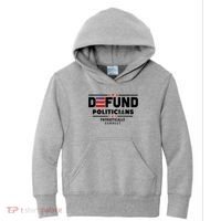 Defund Politicians Patriotically Correct Kids Hoodie thumb 0