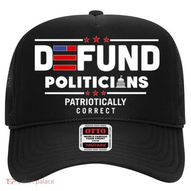 Defund Politicians Patriotically Correct Hat