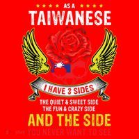 Distressed Patriotic Proud Taiwanese Skull Taiwan Flag Wings Cool Gift Santa Hat thumb 1