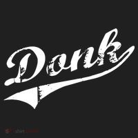 Donk Poker Player Retro Distressed Style Women's Sweatshirt thumb 2