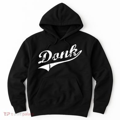 Donk Poker Player Retro Distressed Style Hoodie