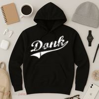 Donk Poker Player Retro Distressed Style Hoodie thumb 3