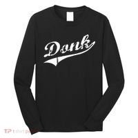 Donk Poker Player Retro Distressed Style Long Sleeve Shirt thumb 0