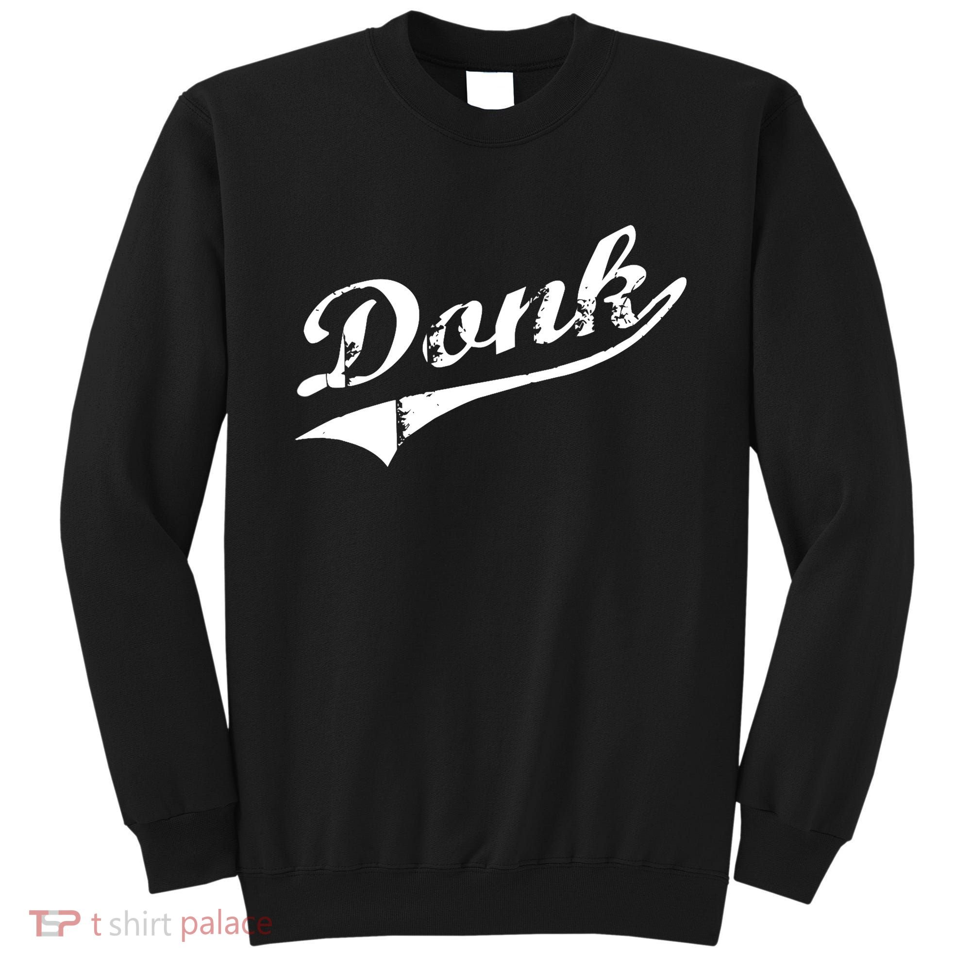 Donk Poker Player Retro Distressed Style Sweatshirt