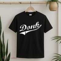 Donk Poker Player Retro Distressed Style T-Shirt thumb 2