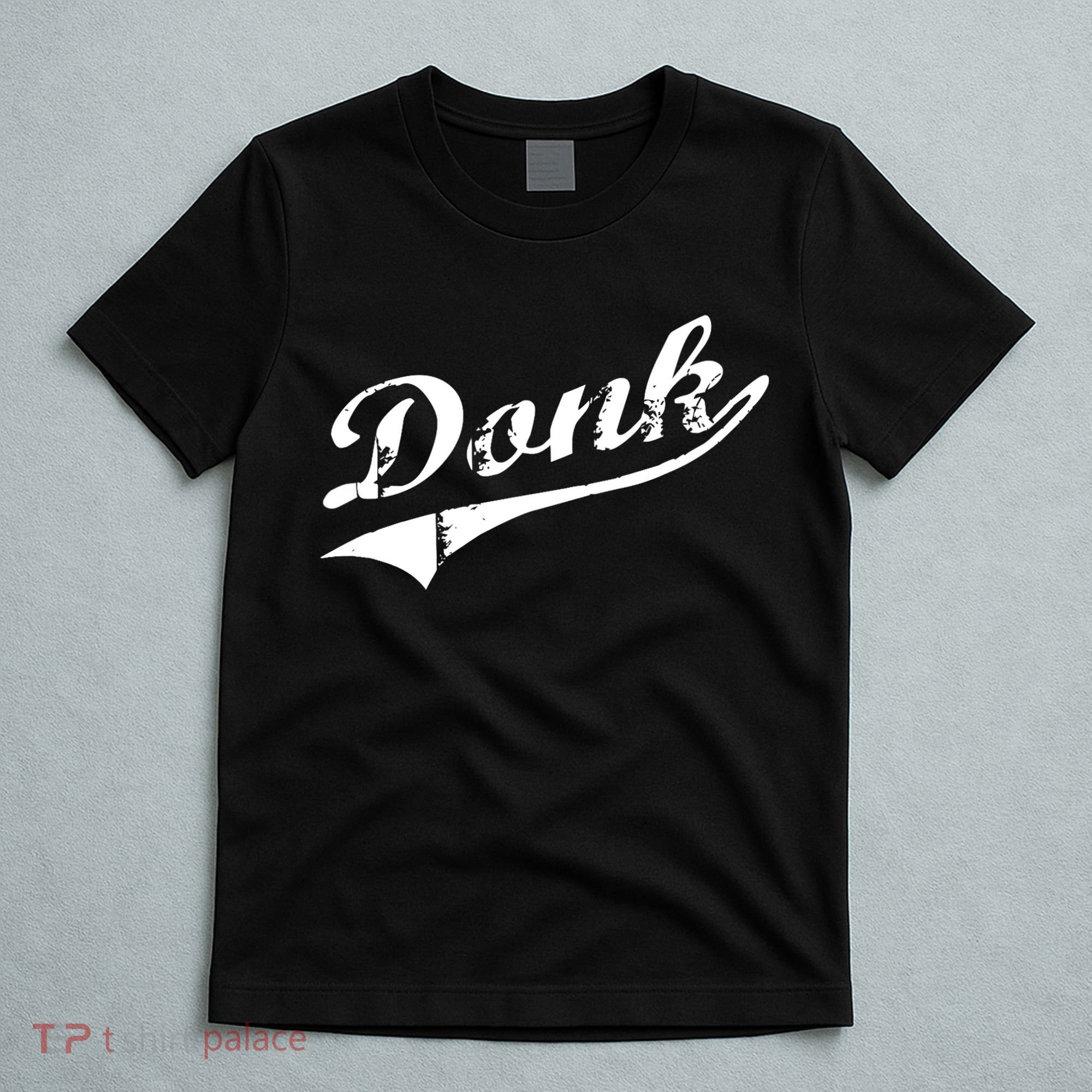 Donk Poker Player Retro Distressed Style T-Shirt