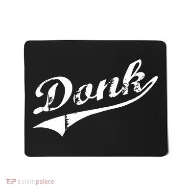 Donk Poker Player Retro Distressed Style Mousepad