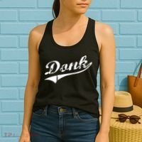 Donk Poker Player Retro Distressed Style Women's Tank Top thumb 2