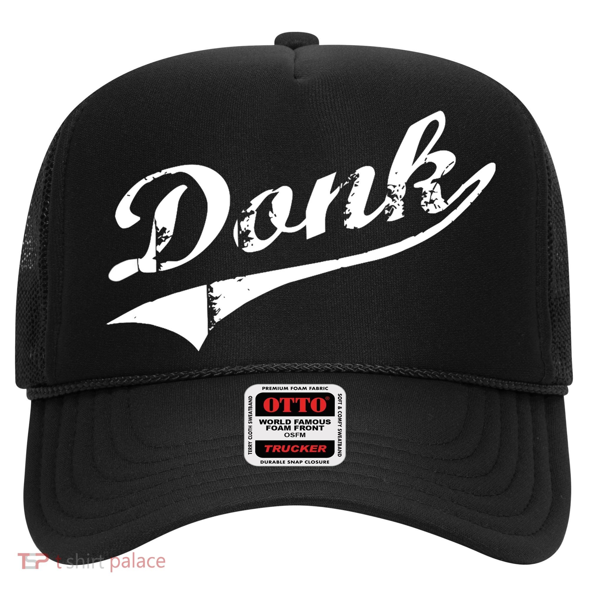 Donk Poker Player Retro Distressed Style Hat